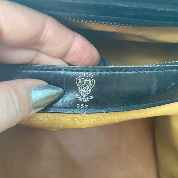 Rare authentic GUCCI striped color combo vintage train toiletry case box - Picture 11 of 11